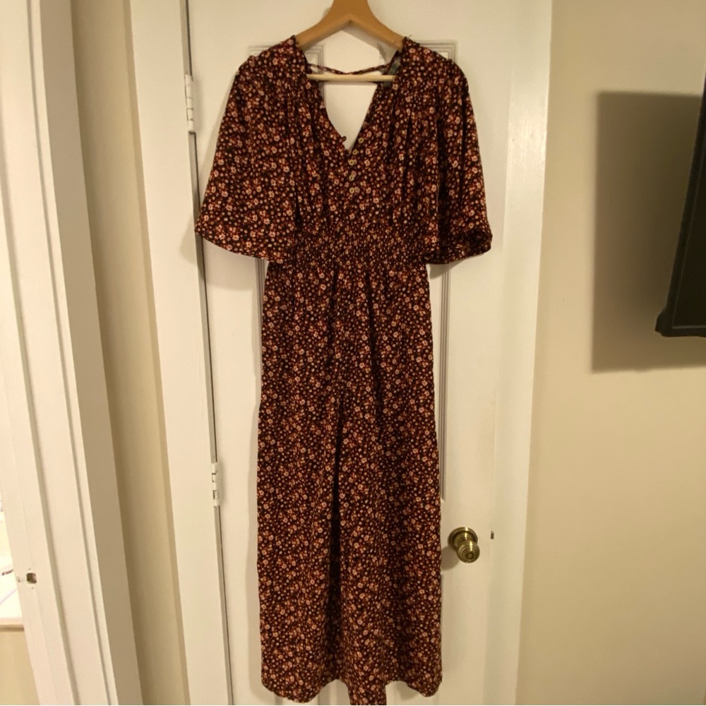 Good Luck Gem Floral Jumpsuit